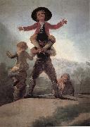 Francisco Goya Las Gigantillas oil on canvas